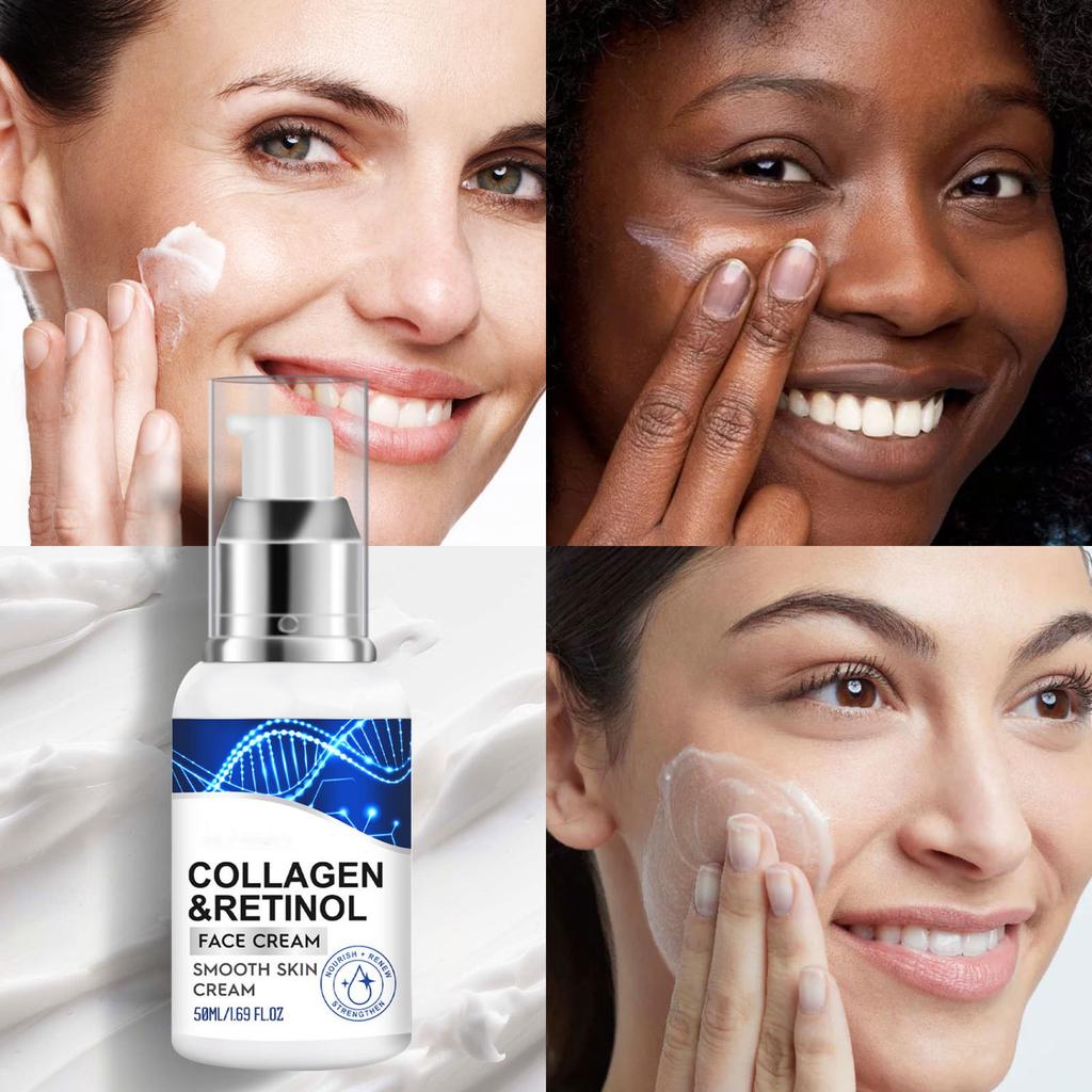 Гиалуроновый коллагеновый крем для укрепления и увлажнения кожи, омолаживающий, очищающий, косметический, корейский уход за кожей для всех типов кожи