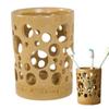 Drainage Bathroom Cup Quick Drying Pencil Holder Creative Bamboo Toothbrush Holder  Cosmetic Brush