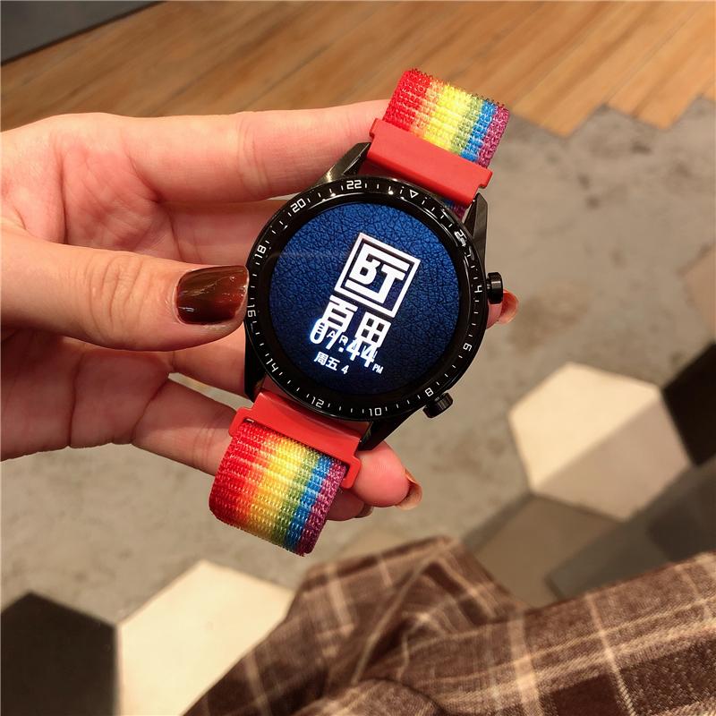 Нейлоновая петля для ремешка Samsung galaxy watch 7/6/4/браслета Classic 47 46 мм 40 для ремешка часов huawei gt 4 Galaxy Watch 7/5/LTE 44 20/22