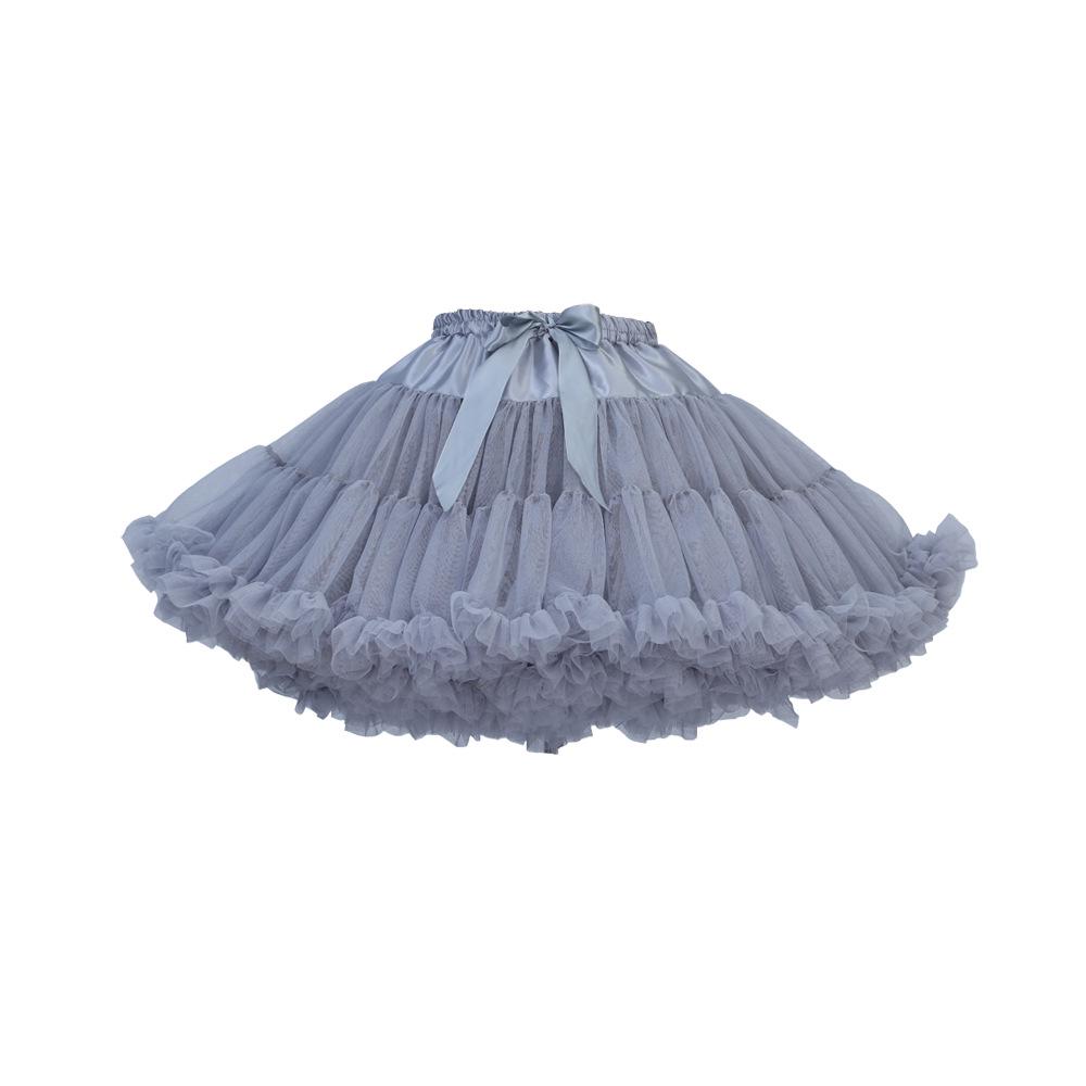 Women Girls Lolita Petticoat Crinoline Underskirt Swing Tutu Princess Skirt Hippy Cosplay Cute