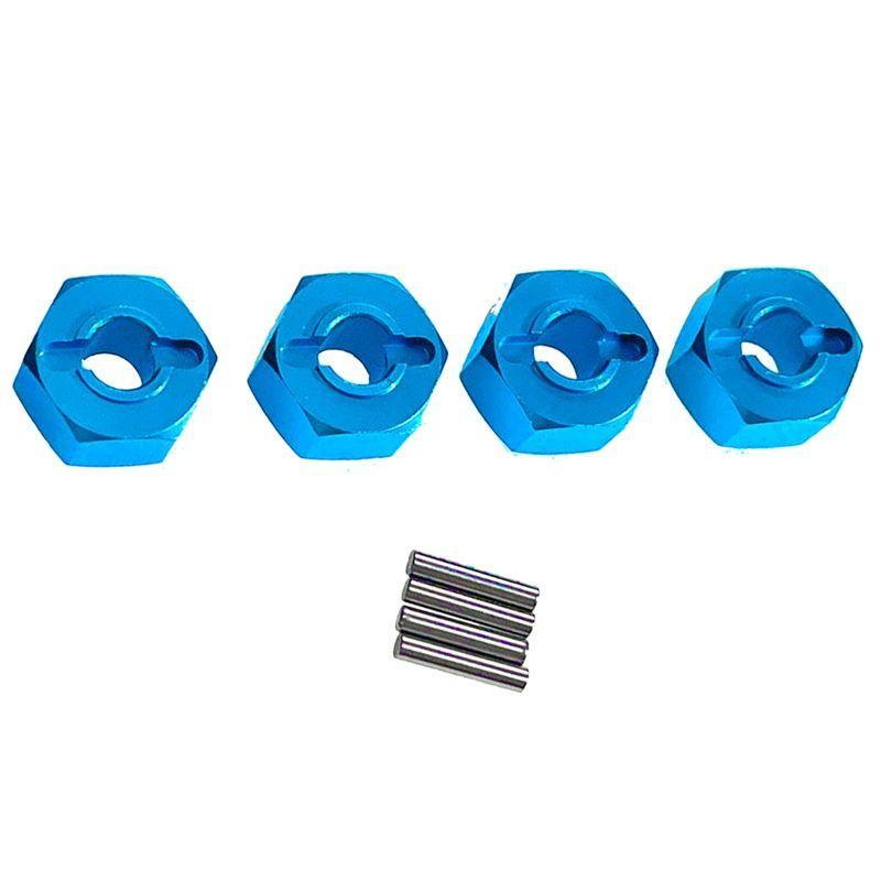 AEF2-4Pcs For MJX 1/14 1/16 14210 14303 16207 16208 Remote Control Car Accessories 12Mm Hex Connector