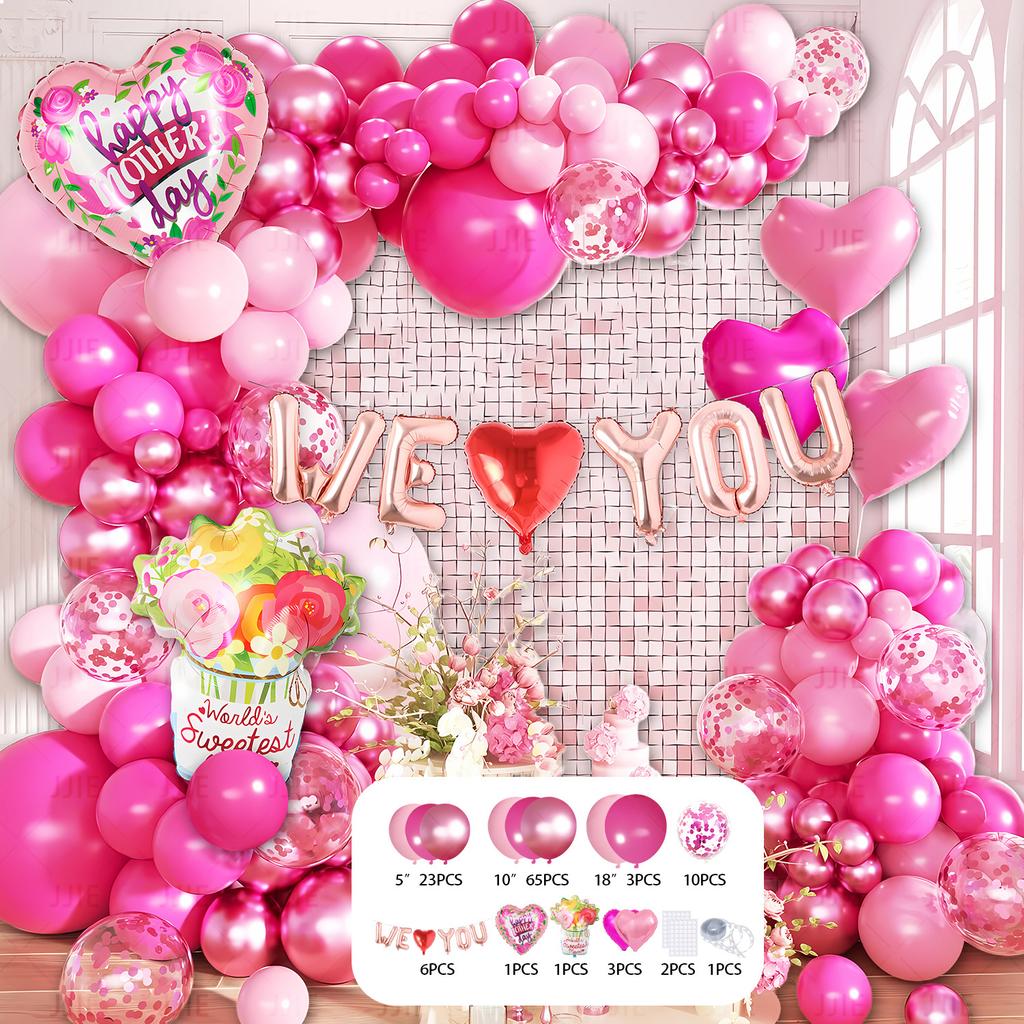 Mother'S Day Balloon Set Holiday Decoration Arrangement Prop Arch New Party