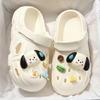 New Hole Shoes Female Couple Non-slip Outer Wear Outdoor Stepping On Shit Bag Head Beach Sandals Slippers Platform Men's Shoes
