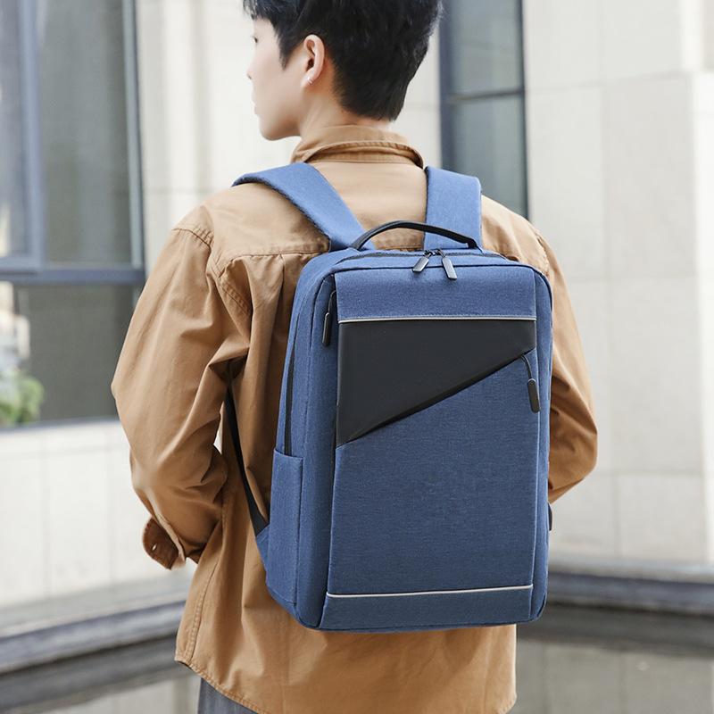 Новый унисекс однотонный водонепроницаемый и дышащий деловой модный повседневный универсальный рюкзак для повседневного использования