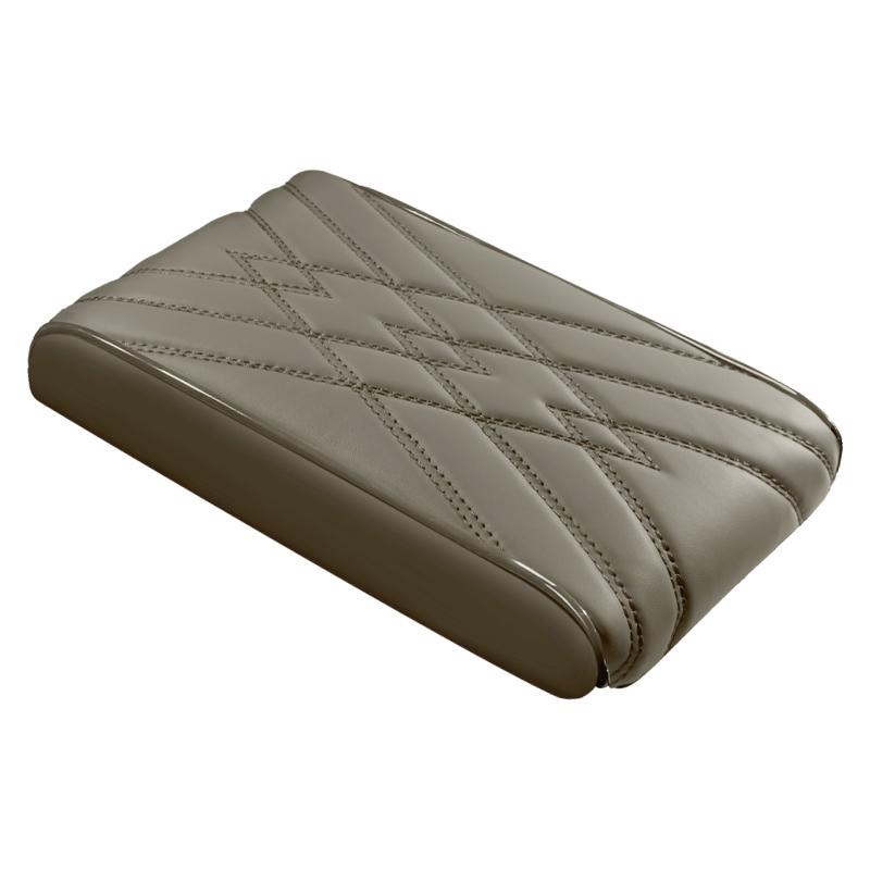 Универсальная накладка на крышку подлокотника автомобиля из кожи наппа для Dacia Duster Sandero Renault Clio Fiat Panda Lancia Y, аксессуары для интерьера