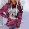 Lovely Cute Cat 3d Print Hoodie Women Fashion Oversized Women Hoodies Sweats Coat Girl Hooded Sweats Pullover Women's Clothing