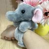 Clap Circle Stuffed Animal Wristband Jungle Animal Cartoon Slap Bracelet Gift Toy   Party Supplies