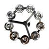 Cymbal Hi Hat Tambourine with Row Mountable Music Rhythm Drum Set for Parties Enthusiasts