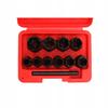 High Profile Screw Extractors for Broken Bolts, 10 Pieces, Kraft&Dele
