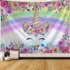 Home Decor Cute Cat Wall Hanging Room Educational Wall Art Decoration Gift Painting Cute Unicorn Tapestry 230x180cm