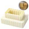 3Pcs/Set Square Biscuit Molds DIY Fondant Cookie Mold Cake Decorating Tool Cookie Cutters Baking Supplies