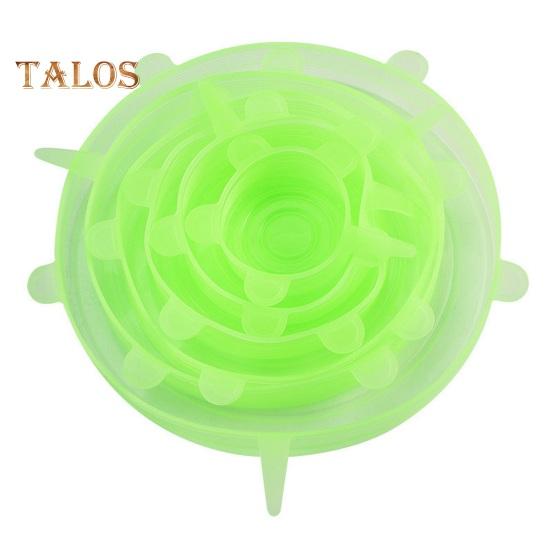 6 шт., силиконовые крышки для пищевых продуктов, крышки для чаш, сильная стабильность, пыленепроницаемость, сохранение свежести, пищевой класс, многофункциональные гибкие изоляционные чехлы, крышки для кастрюль, чашек