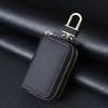 Lychee Pattern Car Key Protection Case Genuine Leather Car Key Wallet  Business Use