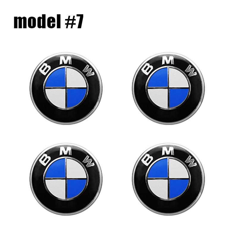 4Pc 56mm+60mm Car Logo Wheel Center Cap Emblem For BMW M Performance E46 E90 E60 F10 E39 F30 E36 F20 E87 E90 E70 Hub Cover Badge