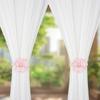 Romantic Flower Window Tiebacks Exquisite Curtain Straps Clips Curtain Tape  Wedding