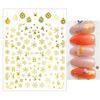 Nail Sticker Christmas Patterns 3D Effects DIY Snowflakes Christmas Nail Art Foils