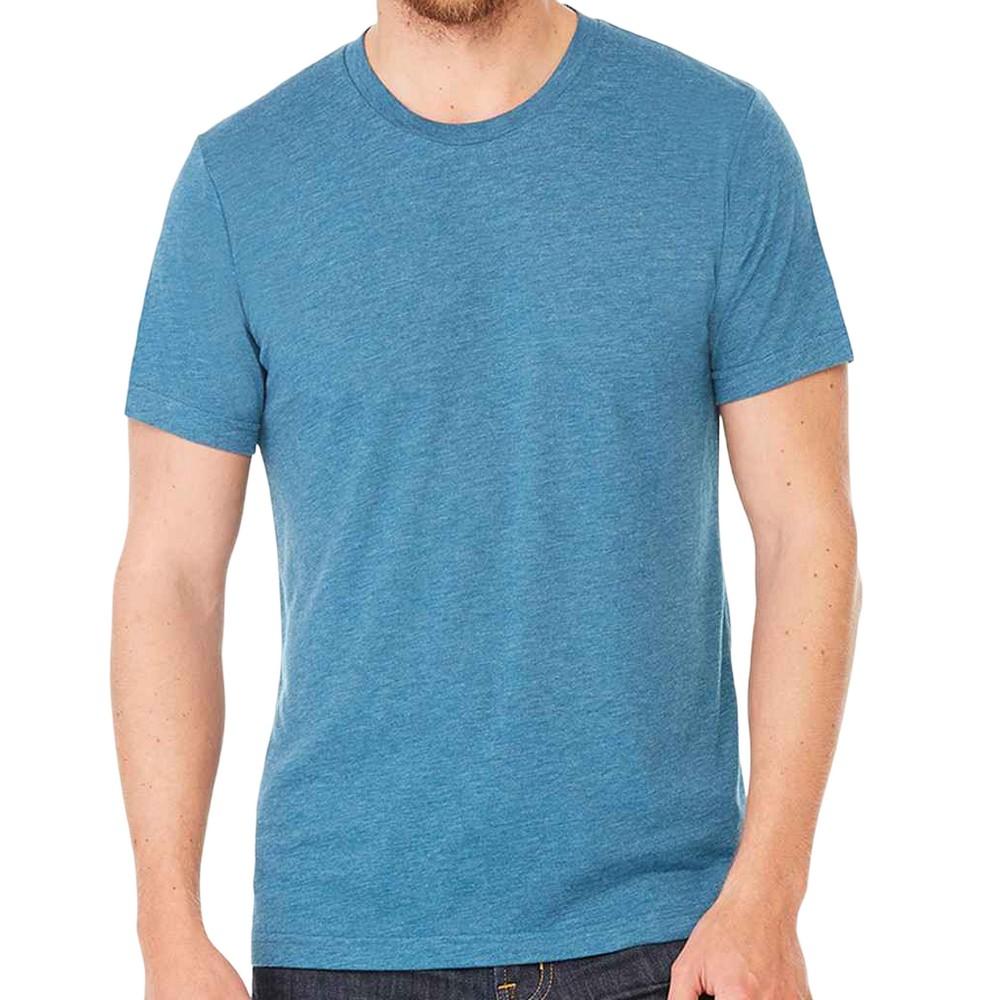 Bella Canvas Футболка унисекс для взрослых Triblend с круглым вырезом