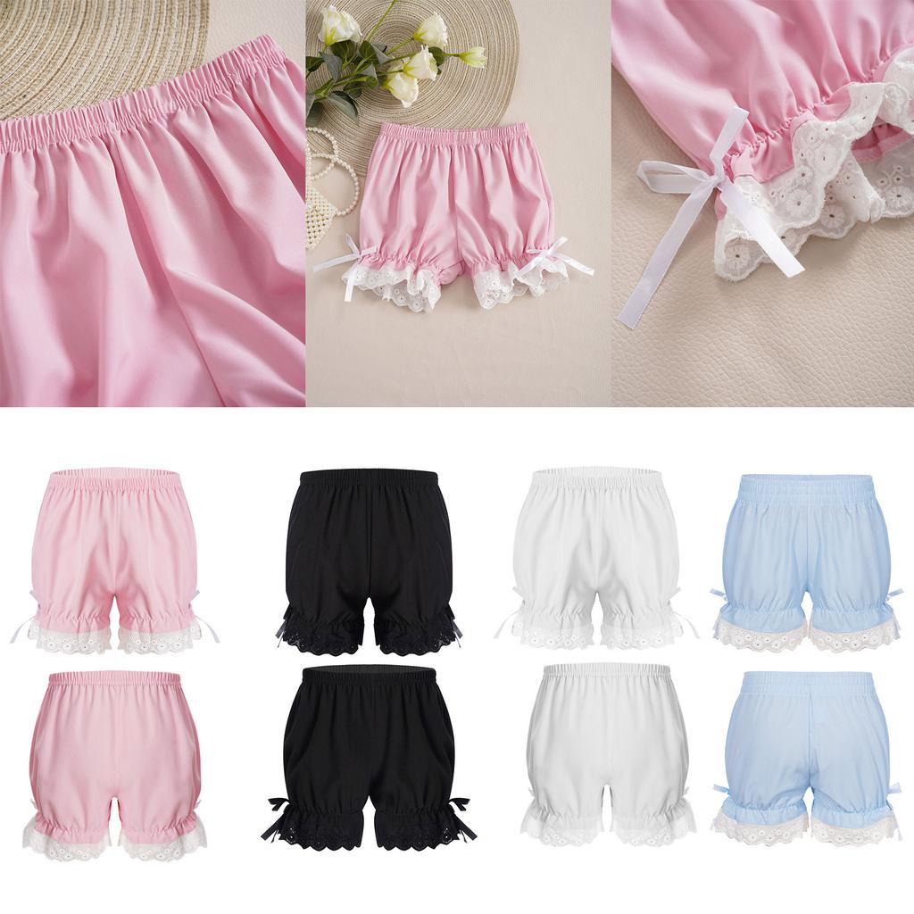 Girls Safety Shorts Kids Girls Elastic Waistband Bottoming Shorts Children's Clothing