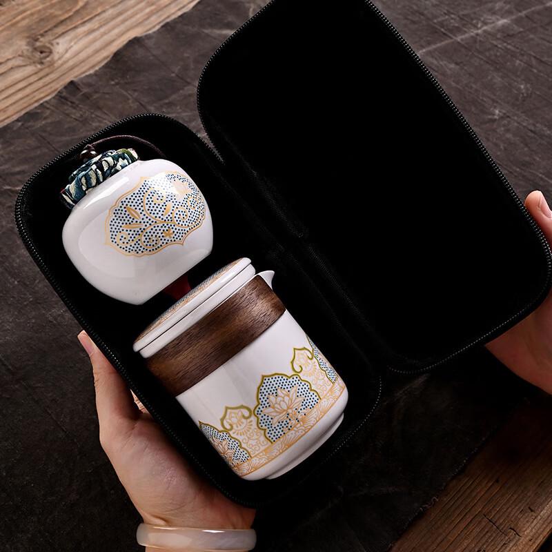 Ancient Charm Ceramic Gongfu Tea Set