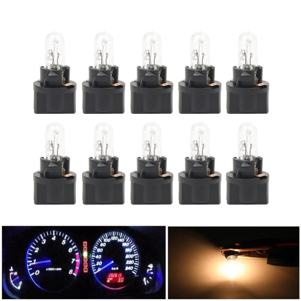 10 шт. T5 SMD LED Автомобильная лампа Автомобили Светодиод Измерительный прибор Панель приборов Лампочки Авто Внутренний Индикаторная лампа