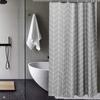 AooHome Shower Mildew Unit High Quick Bath Bath with Gray Curtain, Waterproof, Resistant, 120x180cm, Bath, Bathroom, Density, Drying, Weighted, Thick,