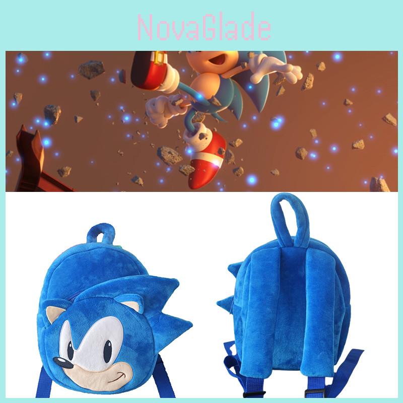 Sonic Plush Backpack Fun And Imaginative Bag For Boys And Girls