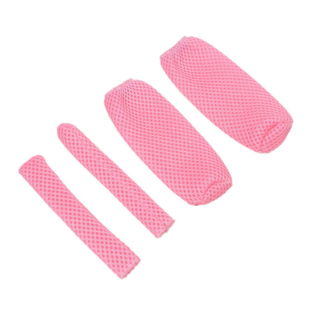 4Pcs/set Motorcycle Handlebar Grip Universal Handle Bar Cover Brake Clutch Lever Summer Ice Silk Breathable Mesh Grips Cover