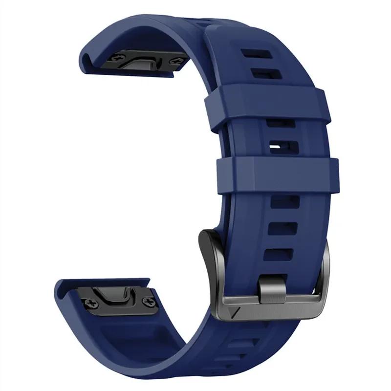 26 мм 22 мм Быстросъемный ремешок для часов Garmin Forerunner 970 955 965 Ремешок Fenix 8 7X E 6 6X/Quatix/Descent/Tactix Силиконовый браслет