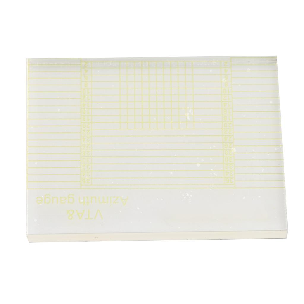 2 шт. VTA азимутальный датчик высокой четкости прозрачная высокоточная VTA азимутальная линейка для проигрывателя пластинок