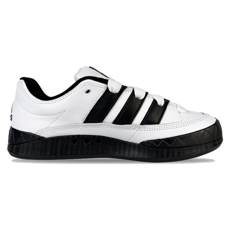 Atmos x adidas Adimatic Белые Черные Унисекс Кроссовки Обувь-Белый Основной-Черный ID7717