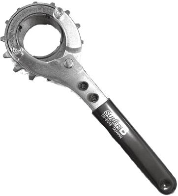 Bottom Bracket And Freewheel Wrench With 2 Pins 2.2/2.8 Mm 9-58 Mm