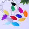 50Pcsdiy Jewelry Accessories Feather Big Floating Metal Clip Feather Swan Hair Jewelry Clothing Accessories Materials