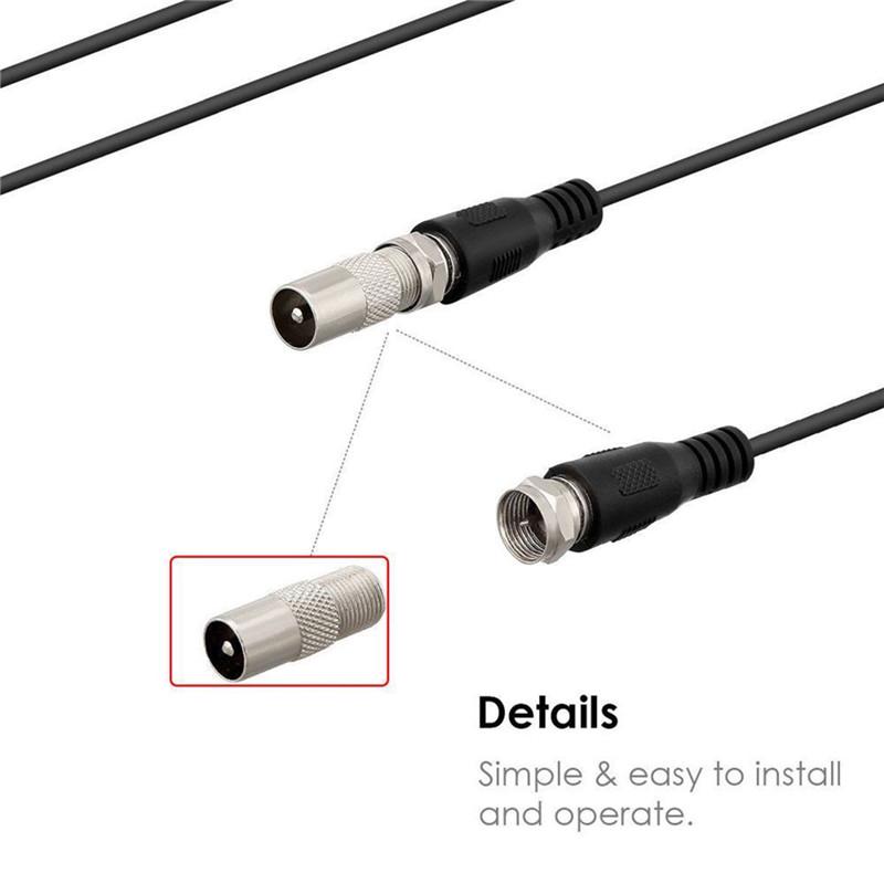 Телевизионная антенна HDTV Flat Hd Digital Indoor 50-мильный диапазон Tvfox VHF UHF DVB