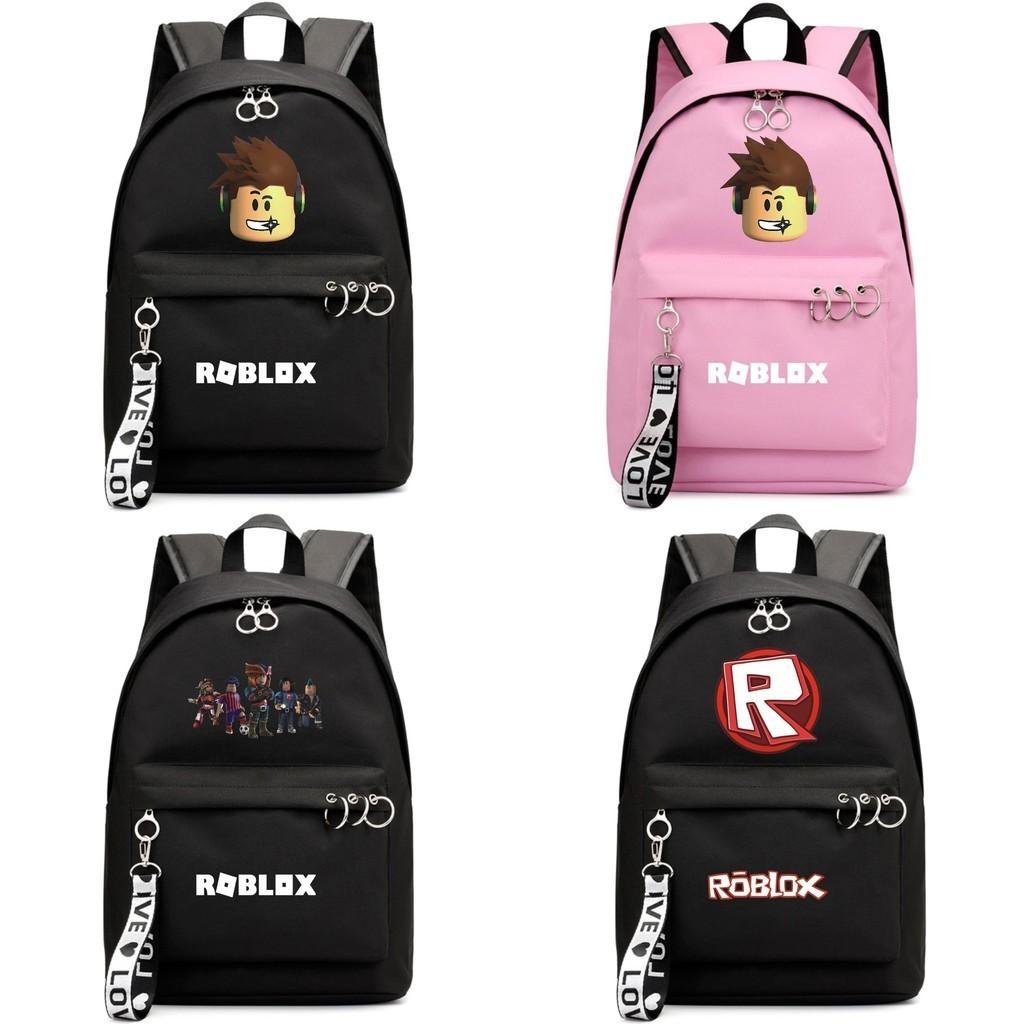 Модный рюкзак Roblox для студентов из прочной холщовой ткани с гладкой молнией