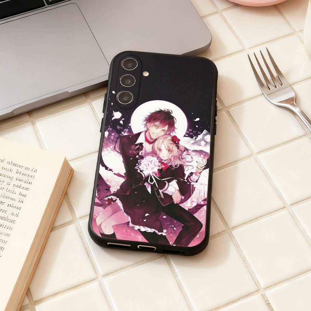 Чехол для телефона D-Diabolik-ks Anime L-Lovers для Samsung Galaxy A73, A72, A71, A70, A53, A52, A51, Другие Мягкий Черный Корпус