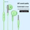 Проводные наушники-вкладыши с микрофоном, 3,5 мм, совместимы с Vivo, Huawei, Oppo, Apple
