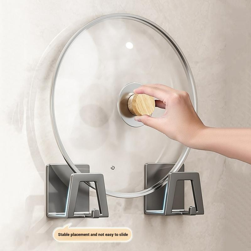 Подставка для разделочной доски без перфорации Многофункциональный держатель для крышки кастрюли Органайзер для готовки Кухонная полка для хранения принадлежностей Полка для сушки сливного отверстия