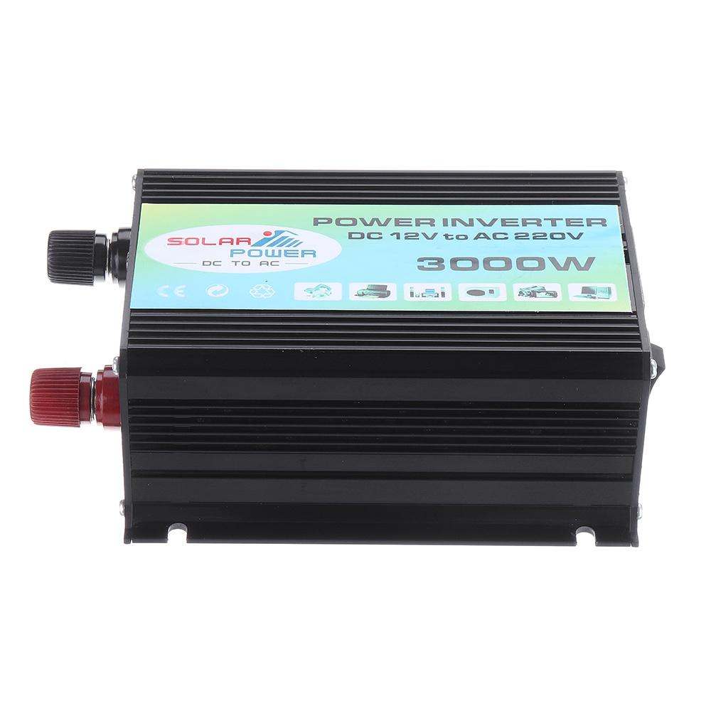 3000 Вт модифицированный синусоидальный инвертор постоянного тока 12 В в переменный ток 220 В автомобильный инвертор преобразователь зарядного устройства адаптер двойной USB преобразователь напряжения