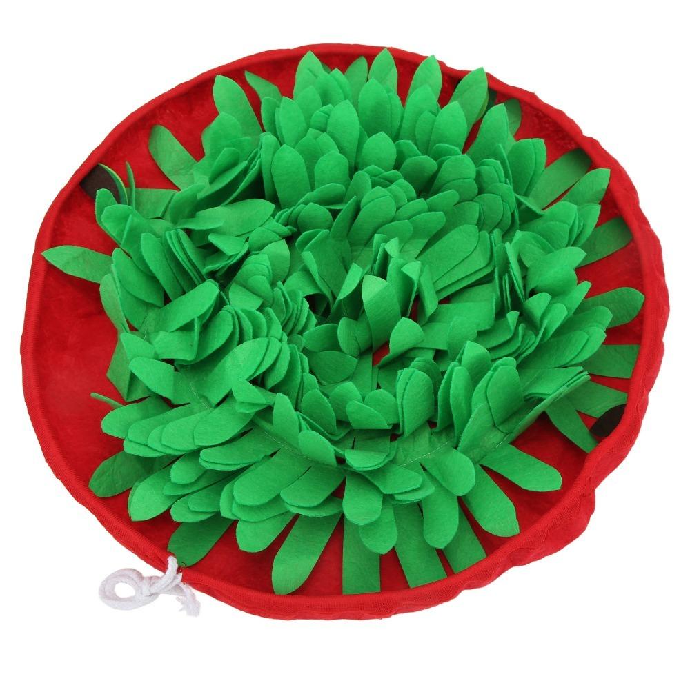 Soft Fabric Snuffle Bowl Dual Use Food Hiding Toy Boredom Relief Dog Feeding Toy Dog Training