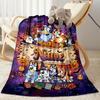 Halloween Night Adventure Customize Text Blanket Gift Customizable Blanket Soft & Cozy Great for Seaside Sofa Picnics Office Chair