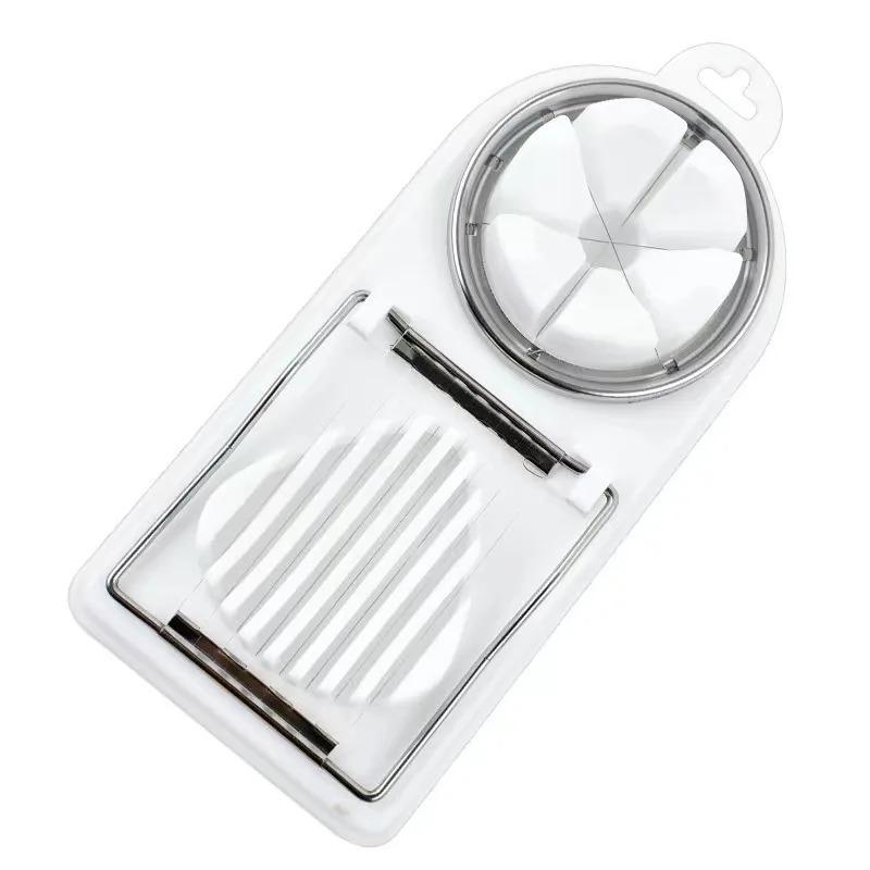 1 шт. Многофункциональный яйцерезка из нержавеющей стали Яйцерезка Секционный резак Форма для резки мяса в форме цветка Кухонный гаджет