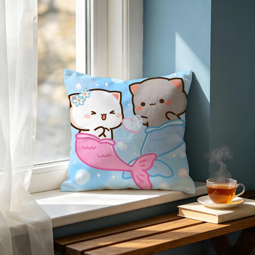 Cute MMochi Cated Cushion Cover Cushion Cover Set Pcs x x x Pillowcase Decorative Sofa Home Decor