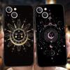 Чехол-футляр для телефона Witches Moon Tarot Mystery Totem для iPhone 16 15 14 13 12 Pro Max XR XS 11 7 8 Plus Ударопрочный силиконовый корпус