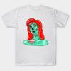 T Shirt Women Zombie Pinup Redhead Harajuku Print Kawaii Tshirt Summer Short Sleeve Female T-Shirt Top Tee