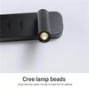 A84E-LED Настенный светильник с выключателем Регулируемый спот Стеклянный настенный бра Светильник для спальни Прикроватный светильник Настенный декор Черный