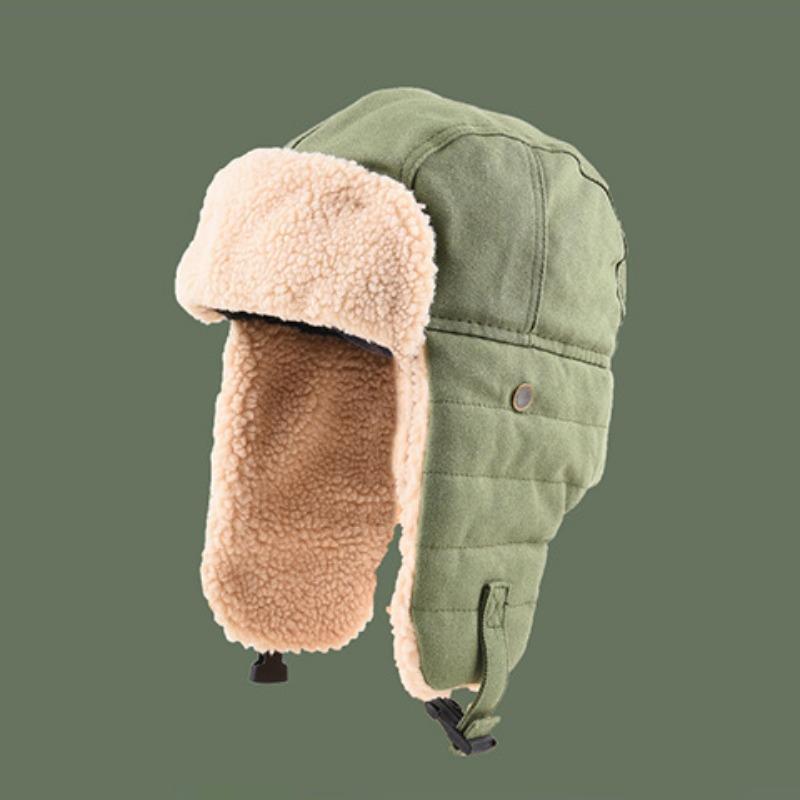 Кепка Lei Feng для мужчин и женщин, зимняя защитная шапка для электромобиля, теплая хлопковая кепка, пилотская байкерская кепка