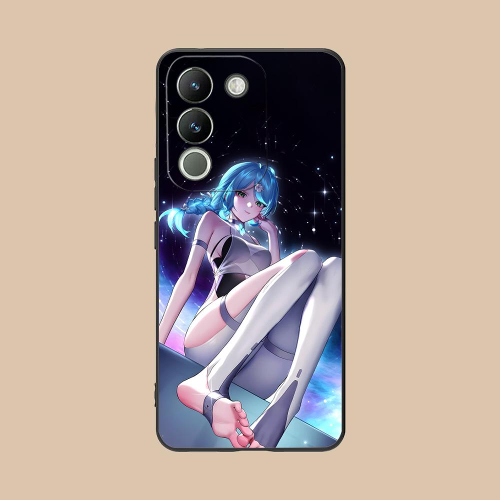 Zenless Zone Zero Семена Матовый Чехол для Мобильного Телефона для VIVO Y77 76 75 74 73 72 58 56 55 51 50 38 36 Y19 Y18 Y03 Y01 5G Цветной