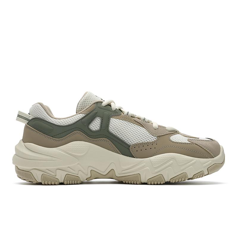 Fila Ravagement 2S Ретро Классика Модный Повседневный Удобный Универсальный Прочный Низкий Верх Папины Кроссовки Мужские кроссовки Белый Серый F12M522122FWG