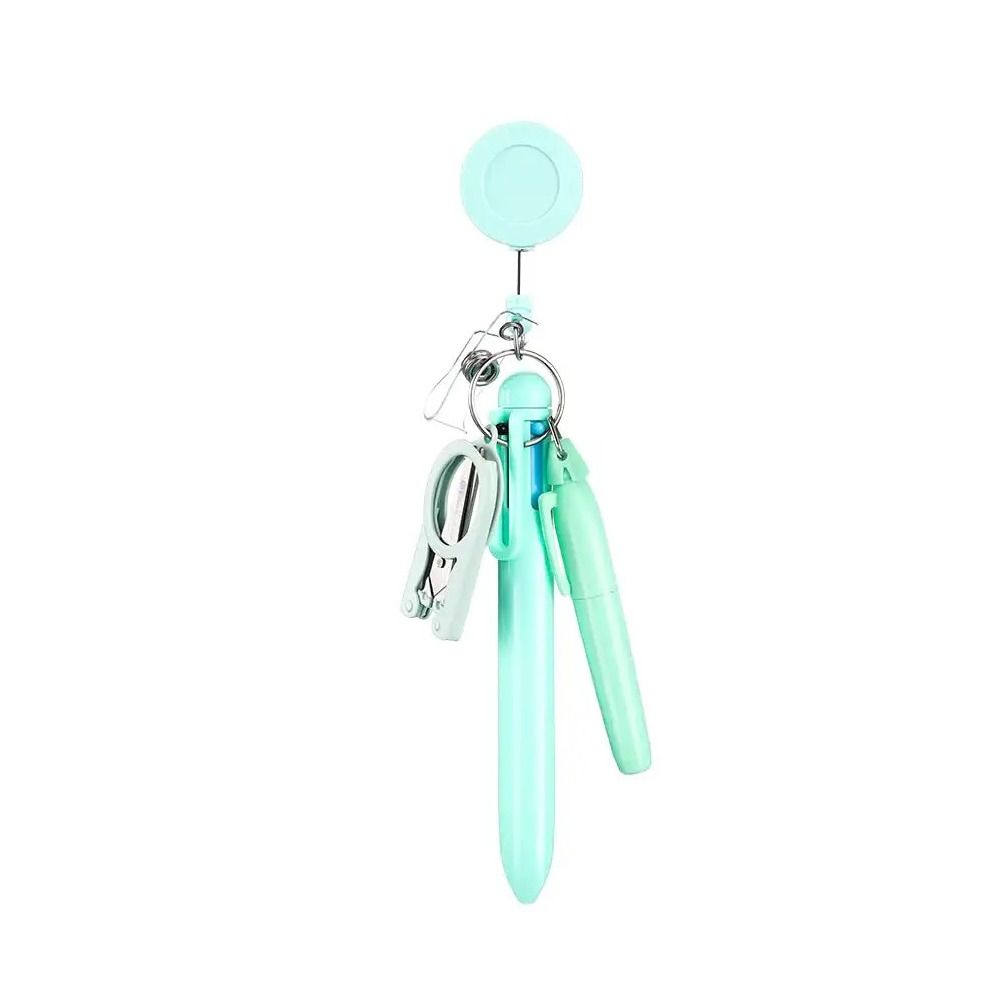 Набор выдвижных ручек для медсестер, вращающиеся бейджи-ролики, модный зажим для бейджа медсестры