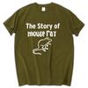 Parks And Recreation Mouse Rat Licensed Adult T Shirt male cotton tops brand summer tees